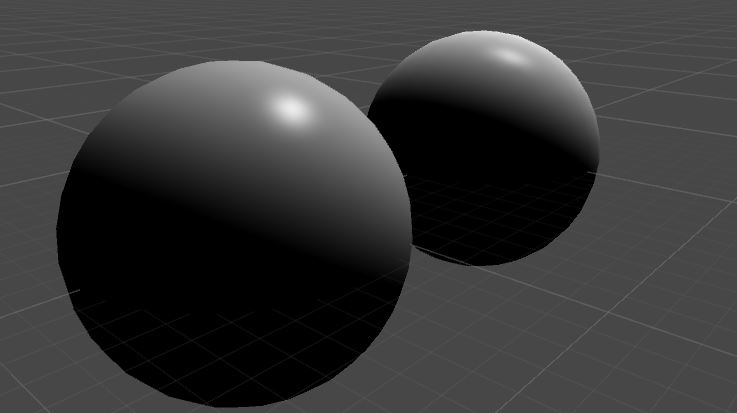 Phong模型与Blinn模型比较(左StandarShader，左边是我们自定义的)