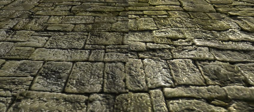 法线贴图与视差贴图的比较